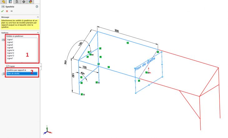 Nouveauté Solidworks 2018 : Symétriser Les Entités Dans Une serapportantà Symétrie En Ligne