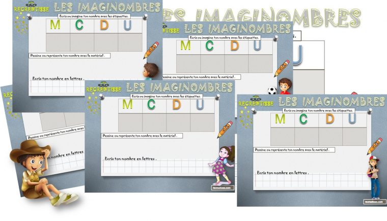 Numération Cp – Ce1 – Ce2 Jeu : Les Imaginombres • Recreatisse pour Jeux De Éducatif Ce2