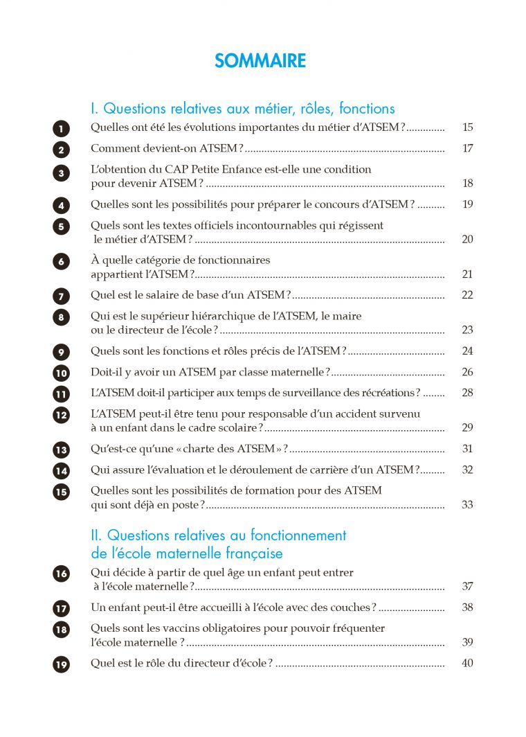 Objectif Concours 2019 Atsem 100 Questions/réponses Pour L'oral encequiconcerne Question Reponse Jeu Gratuit