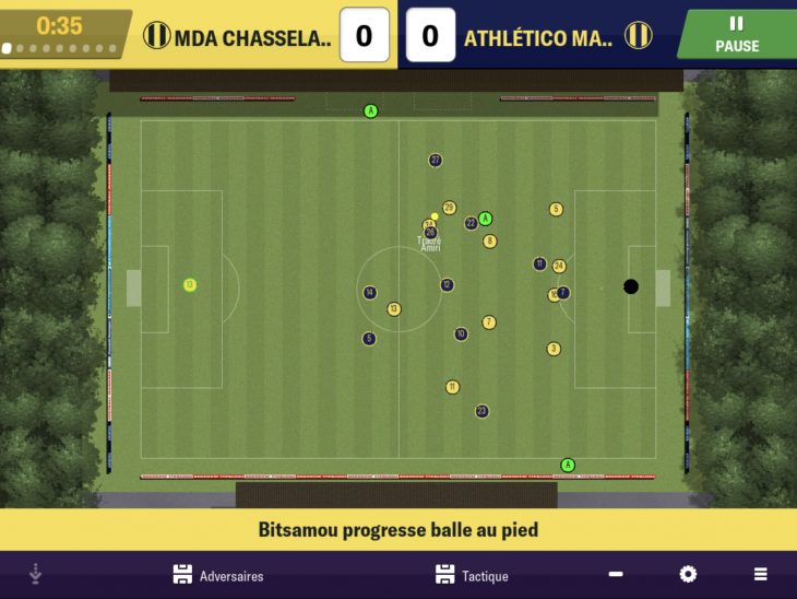 On A Enfilé La Tenue De L'entraineur : Test De Football à Jeux Foot Tablette