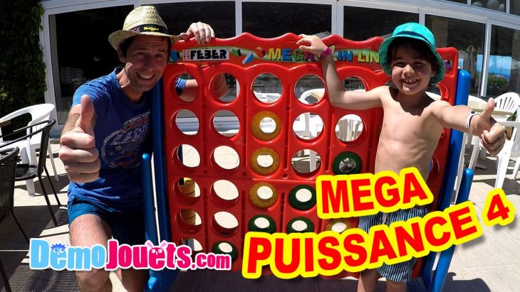 On Joue Avec Mega 4 ! Un Puissance 4 Géant – Démo Jouets avec Jouer A Puissance 4