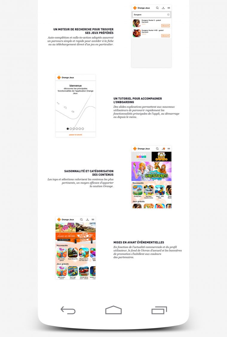 Orange Games Application Design On Behance tout Jeux De Course Online