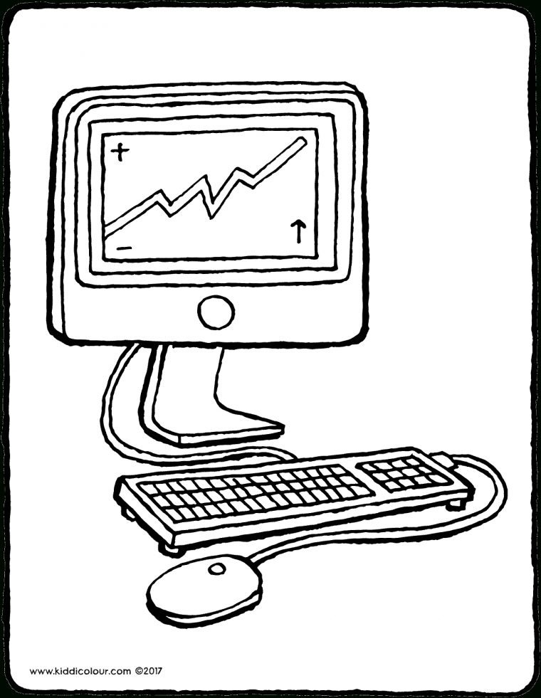 Ordinateur – Kiddicoloriage intérieur Dessin À Colorier Sur L Ordinateur