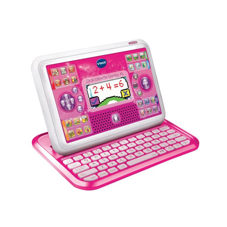 Ordinateur Tablette Xl Rose – Jeux Éducatifs – La Grande Récré pour Ordinateur Educatif 3 Ans