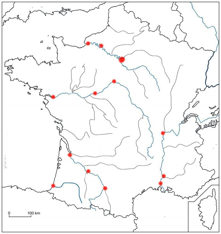 Outils De Géographie intérieur Carte De France Avec Grandes Villes