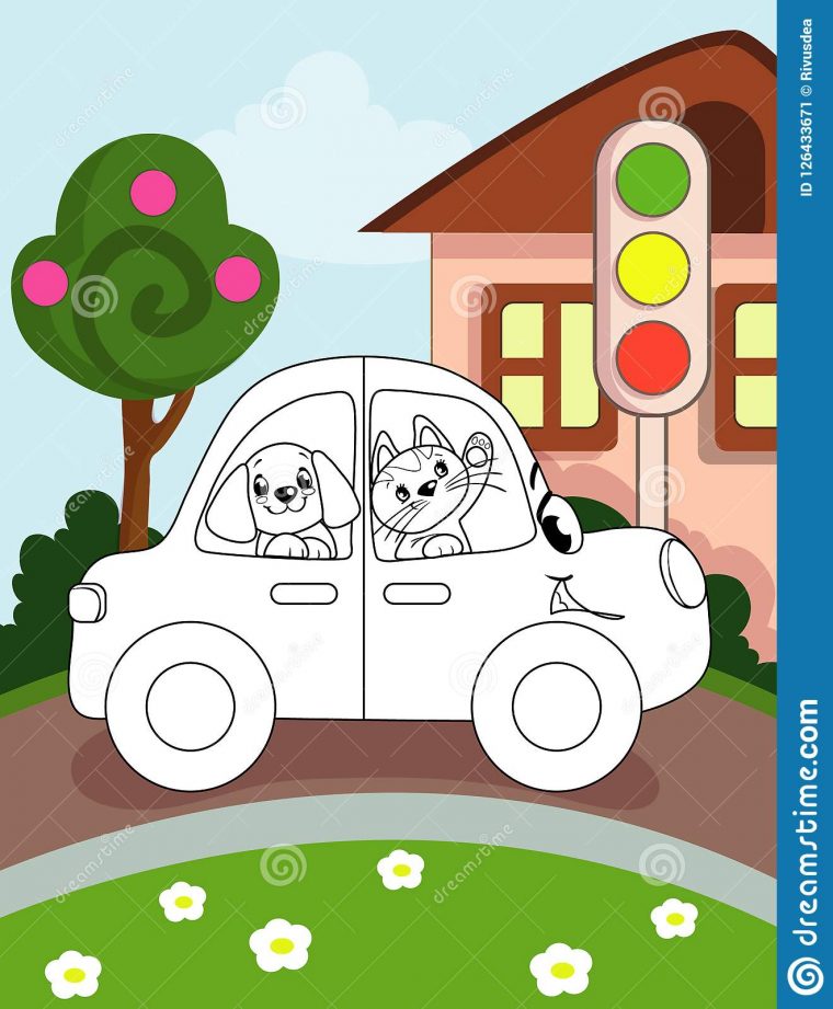 Page De Livre De Coloriage Pour Les Enfants Préscolaires tout Cahier De Coloriage Enfant