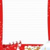 Papier À Lettre Noël À Imprimer Soi-Même | Lettre De Noel destiné Papier À Lettre Père Noel À Imprimer Gratuitement
