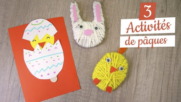 Pâques : 3 Activités Manuelles Diy tout Activité Manuelle Pour Petit