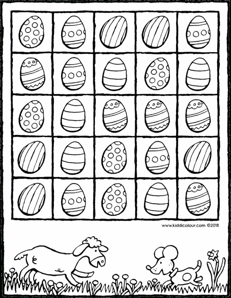 Pâques Colouring Pages – Page 2 Sur 4 – Kiddicoloriage concernant Coloriage De Calcul