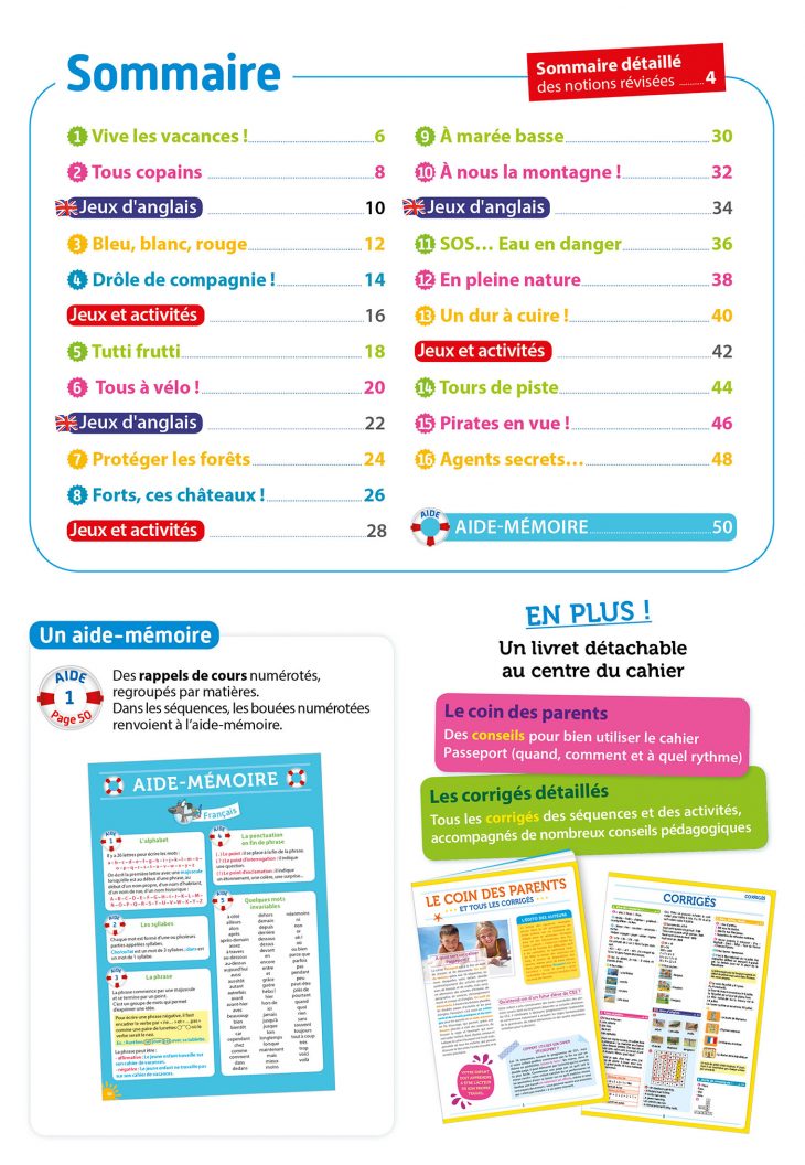 Passeport Cahier De Vacances 2019 – Toutes Les Matières Du à Cahier De Vacances À Télécharger Gratuitement