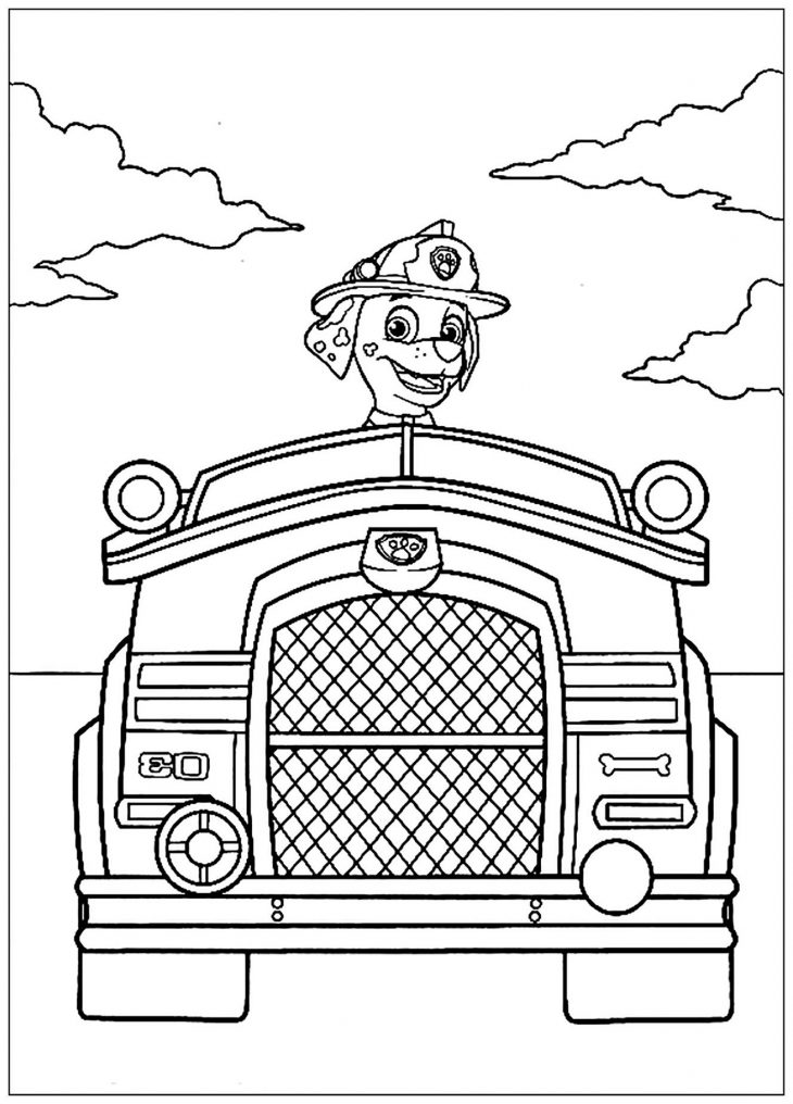 Pat Patrouille : Véhicule – Coloriage Pat Patrouille pour Coloriage Vehicule