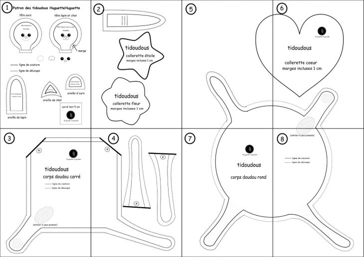 Patrons Des Tidoudous : Patron Pdf À Télécharger – Huguette tout Patron De Sac Gratuit A Imprimer