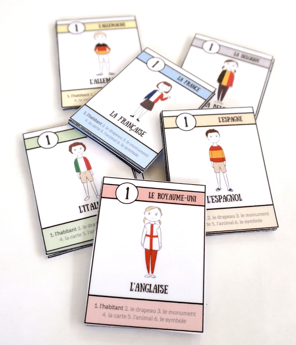 Pays D'europe : Le Jeu De 7 Familles À Télécharger à Jeux De Cartes À Télécharger Gratuitement