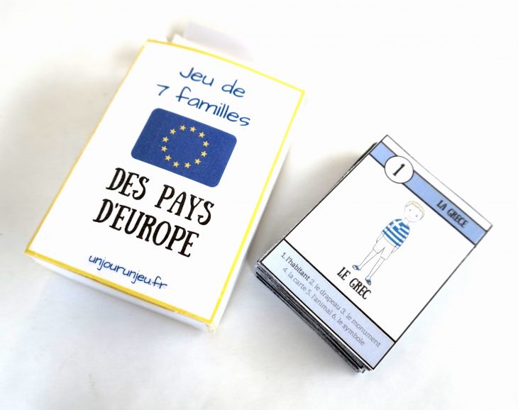 Pays D'europe : Le Jeu De 7 Familles À Télécharger Gratuitement avec Pays D Europe Jeux Gratuit