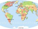Pays Du Monde - Carte Des Pays Du Monde dedans Carte Du Monde Avec Continent