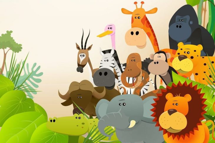 Paysage D'afrique, Chansons Pour Enfants Sur Hugolescargot dedans Animaux De La Jungle Maternelle