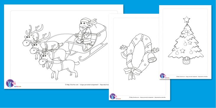 Pdf Coloriage Noël À Imprimer Dessin À Colorier pour Ecriture De Noel A Imprimer