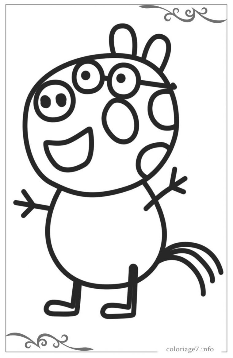 Peppa Pig Coloriage Pour Filles En Ligne Gratuit serapportantà Dessin Facile Pour Fille