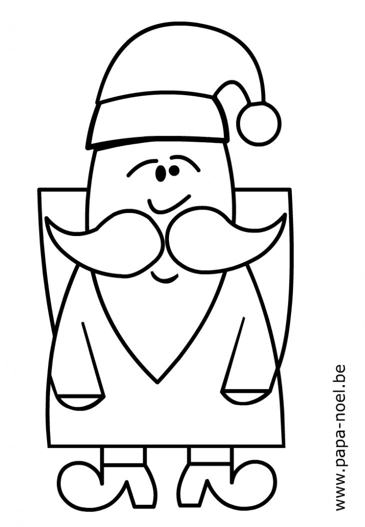 Père Noël #198 (Personnages) – Coloriages À Imprimer destiné Dessin À Imprimer Pere Noel