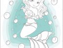 Petit Livre De Coloriage Sirène — Image Vectorielle Lollitta destiné Coloriage Princesse Sirene