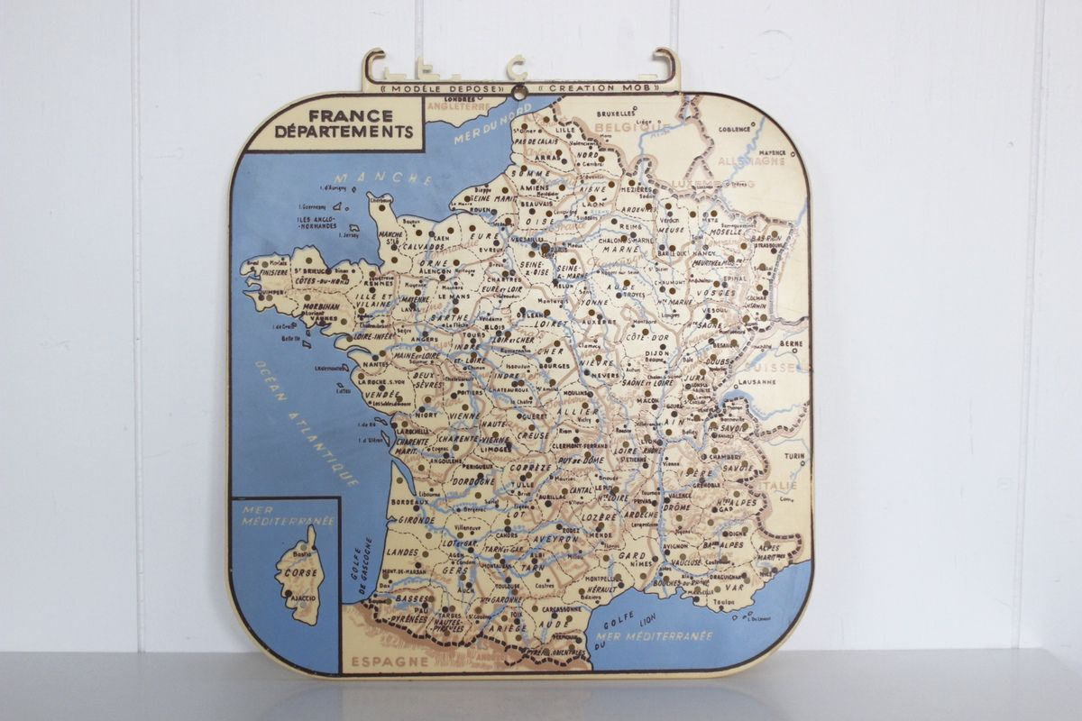 Petite Carte La France Par Département Création Mob Années à Petite Carte De France 