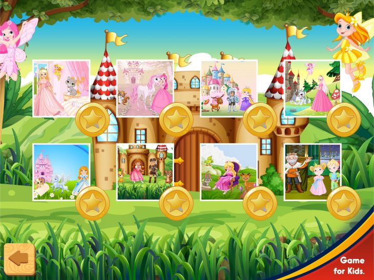 Petite Princesse Puzzle – Jeux De Fille Facile Pour Android avec Jeux De Fille Puzzle