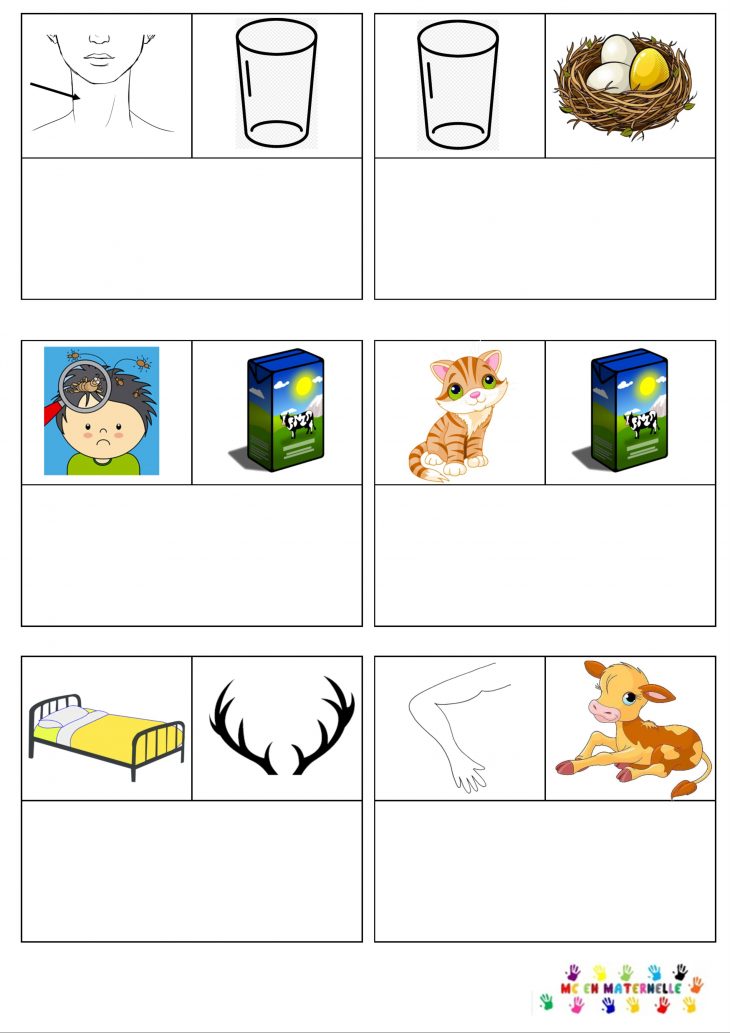Phonologie : Les Rébus Syllabes – Mc En Maternelle encequiconcerne Fabriquer Un Rébus