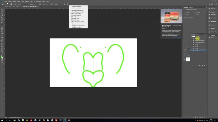 Photoshop Cc 2018 Nouveauté Symétrie destiné Symétrie En Ligne
