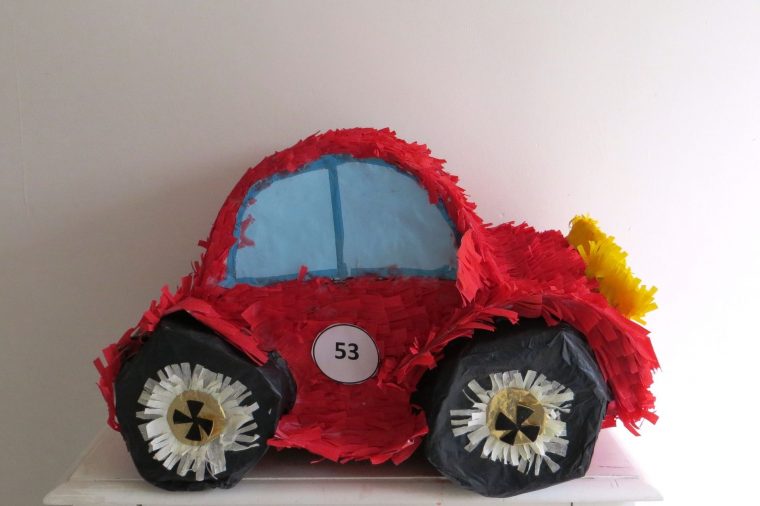 Pin Auf Piñata tout Jeux De Voiture Rouge