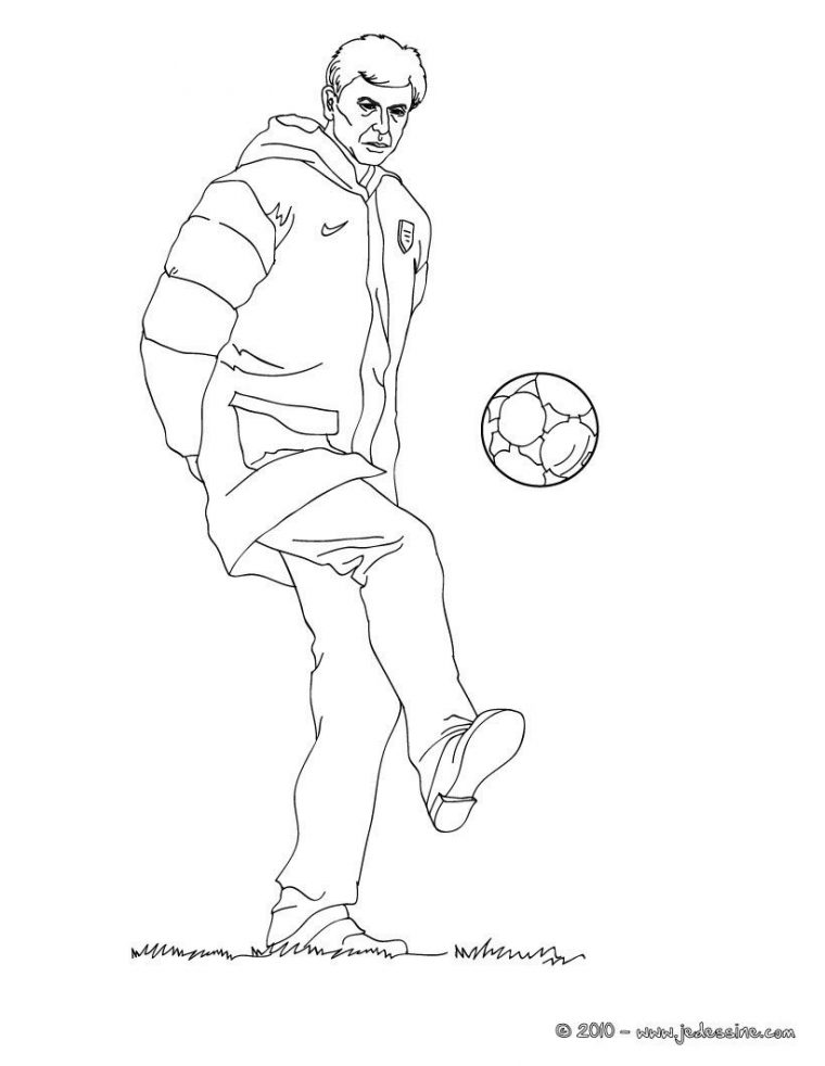 Pin On Coloriages Football encequiconcerne Coloriage De Foot En Ligne