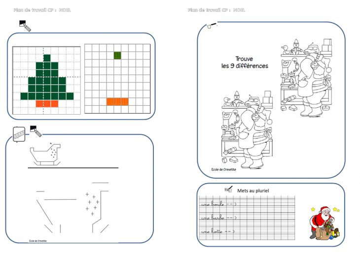 Plan De Travail Cp – Zaubette dedans Travaille De Cp A Imprimer