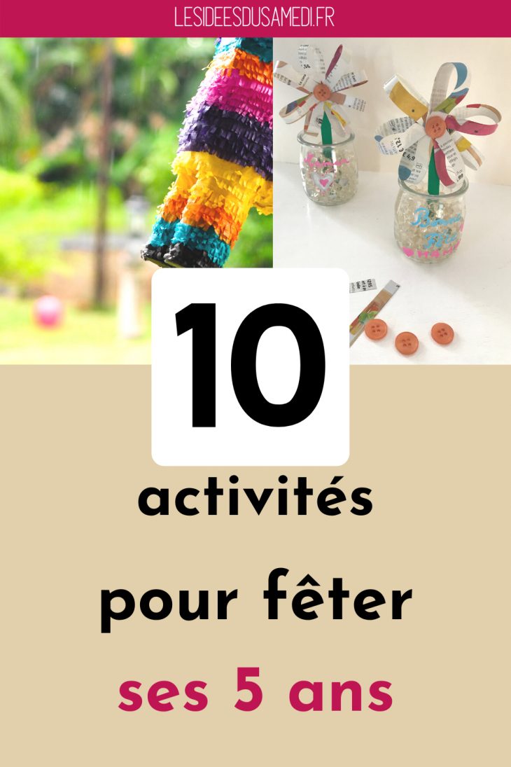 Plus De Dix Activités Testées Pour Un Anniversaire De Fille intérieur Activité Pour Enfant De 5 Ans