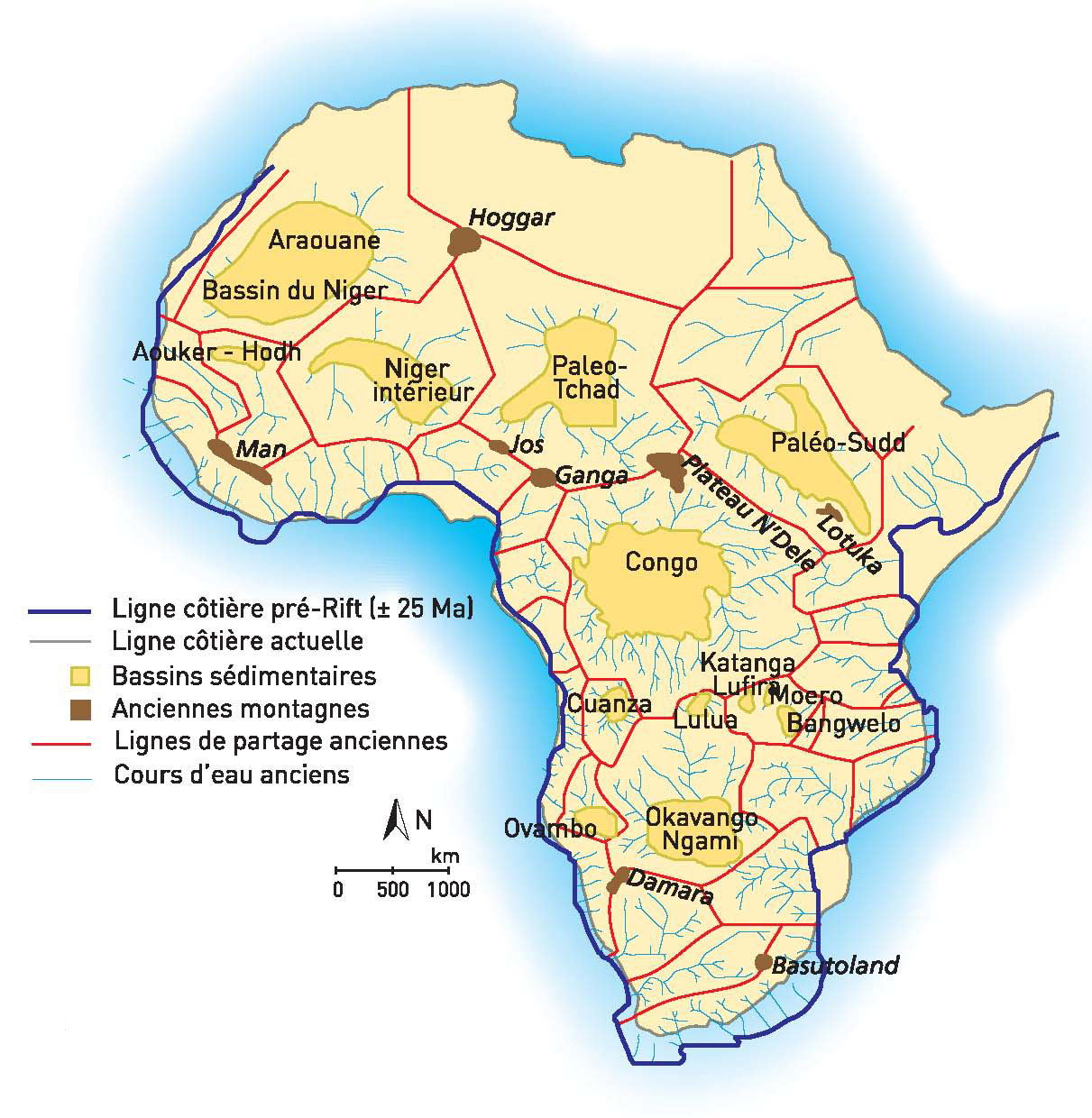 Poissons D'afrique Et Peuples De L'eau - L'afrique Des encequiconcerne Carte Des Fleuves
