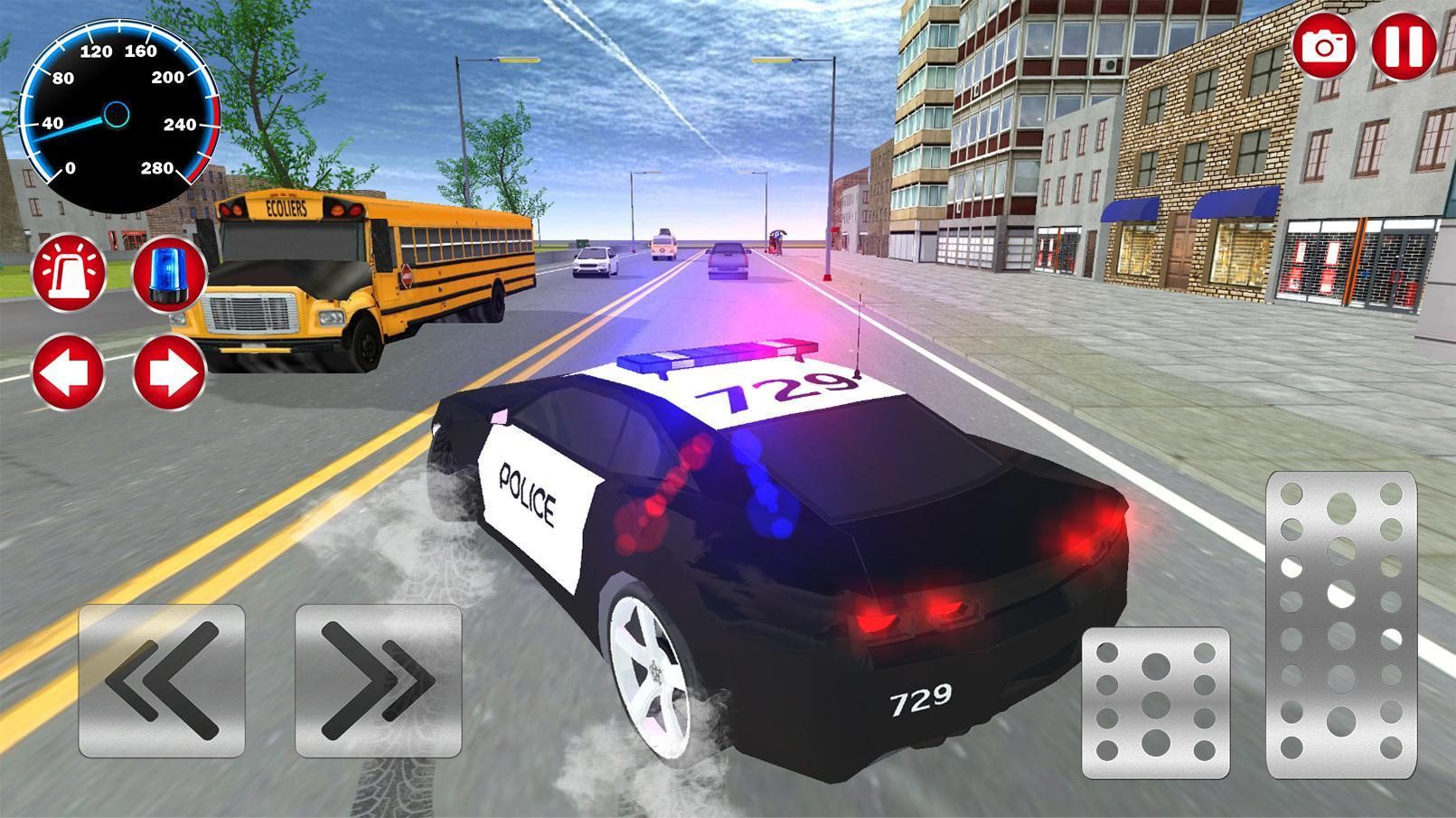 Police Et Voiture Simulateur De Jeu 3D Pour Android avec Jeux De Voiture Avec La Police