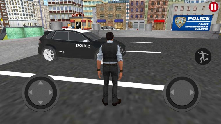 Police Et Voiture Simulateur De Jeu 3D Pour Android pour Jeux De Voiture Avec La Police