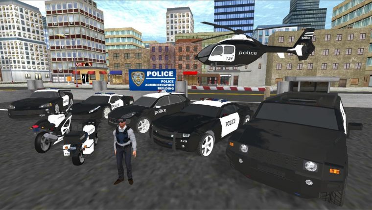 Police Et Voiture Simulateur De Jeu 3D Pour Android tout Jeux De Voiture Avec La Police