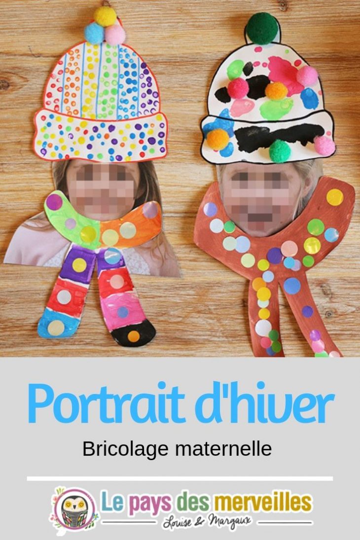 Portrait D'hiver : Activité Manuelle Sur Le Thème Du Froid dedans Activité Manuelle Hiver Primaire