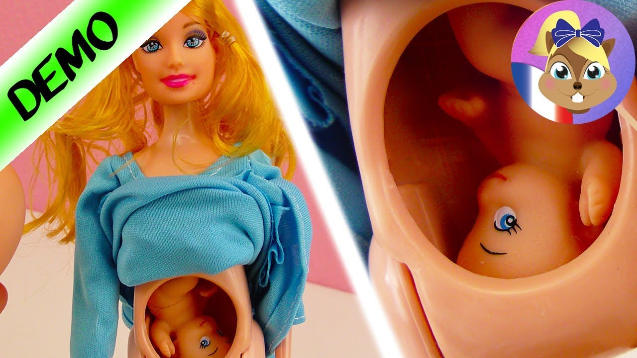 Poupée Enceinte Avec Bébé Dans Le Ventre | Démo Poupée Barbie | Joue Avec  Moi - Jeux Pour Enfants pour Jeux Video Pour Bebe 