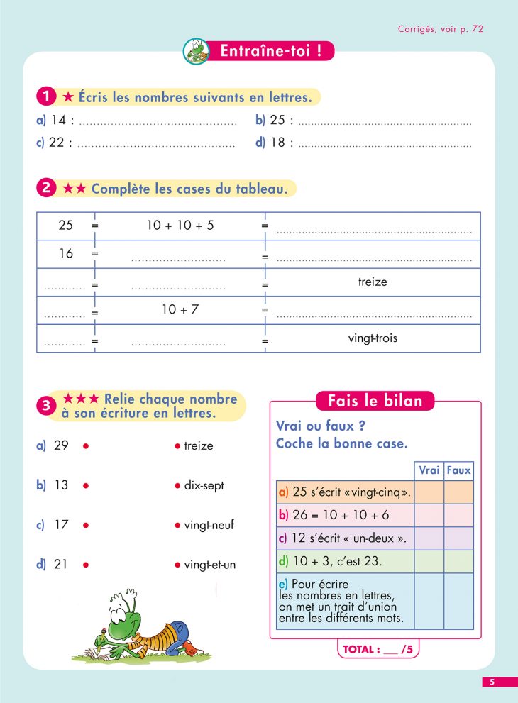 Pour Comprendre Maths Ce1-Ce2 – Spécial Dys (Dyslexie) à Exercice Gratuit Ce1