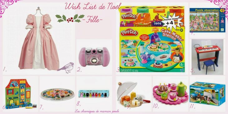 Preparer Noel: Wish List -Fille- | Les Mercredis Jolis -Blog destiné Puzzle Fille 3 Ans