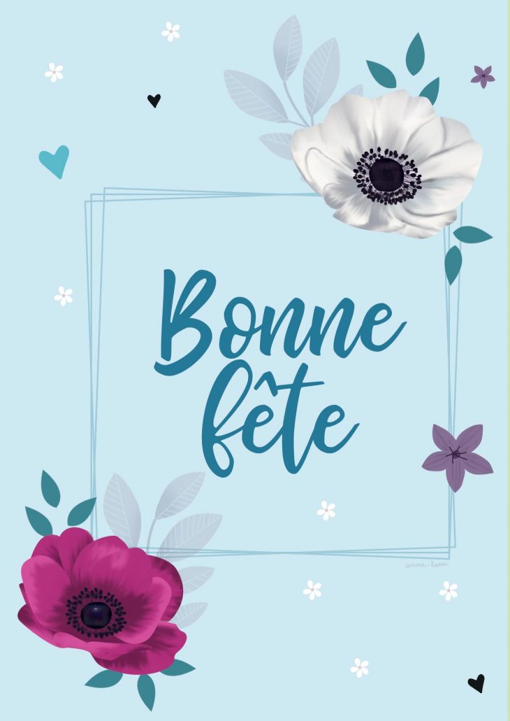 Printable] Deux Cartes À Imprimer Pour La Fête Des Grands destiné Carte Bonne Fete Maman A Imprimer