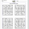 Printable Medium Sudoku Puzzles | Matematik pour Puzzle Facile Gratuit
