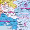 Provence : Bouches-Du-Rhône Et Alpes-De-Haute-Provence intérieur Carte Departement 13