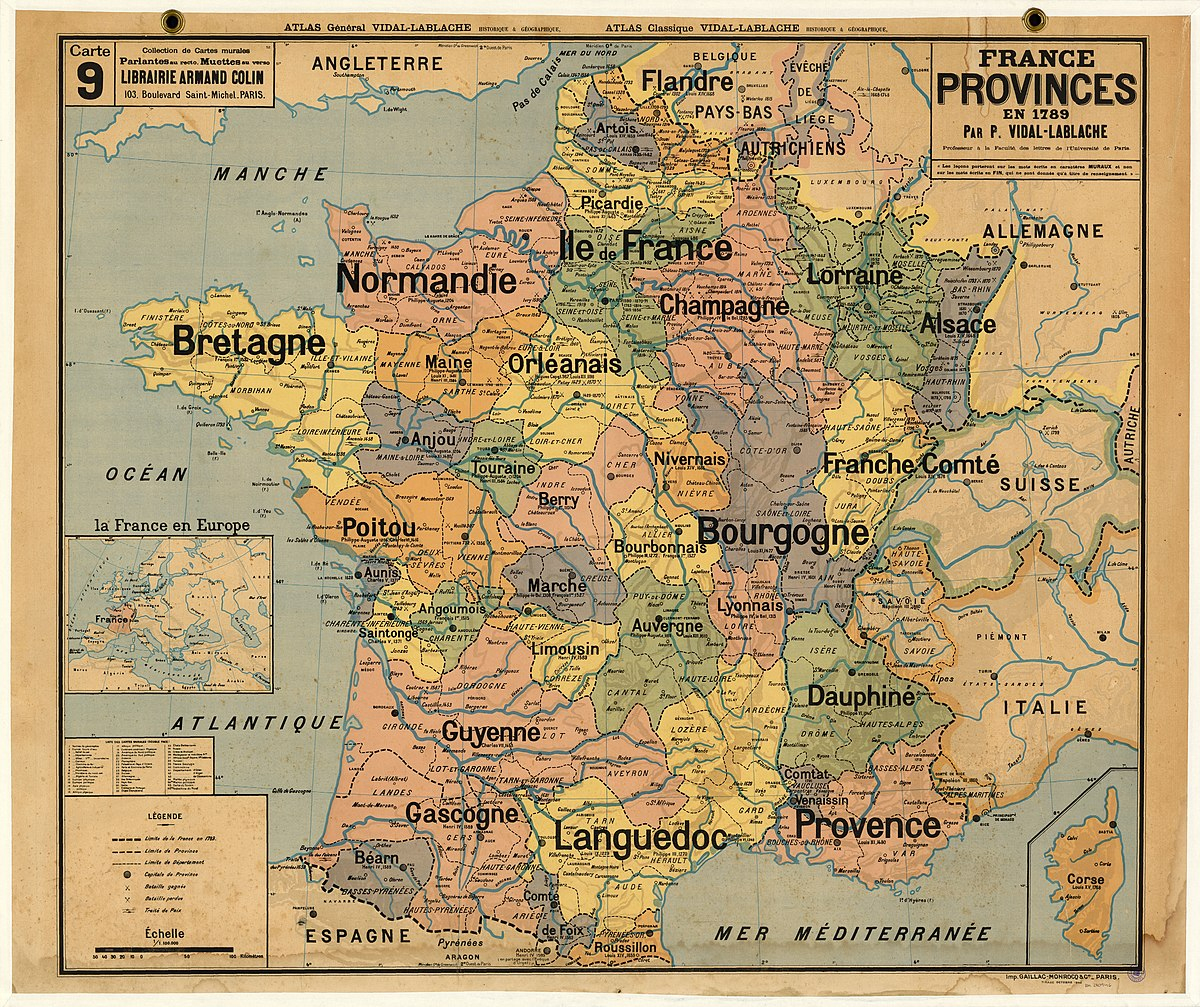 Provinces Of France - Wikipedia à Carte Anciennes Provinces Françaises 