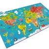 Puzzle 150 Pièces Carte Du Monde avec Jeux De Carte Geographique Du Monde