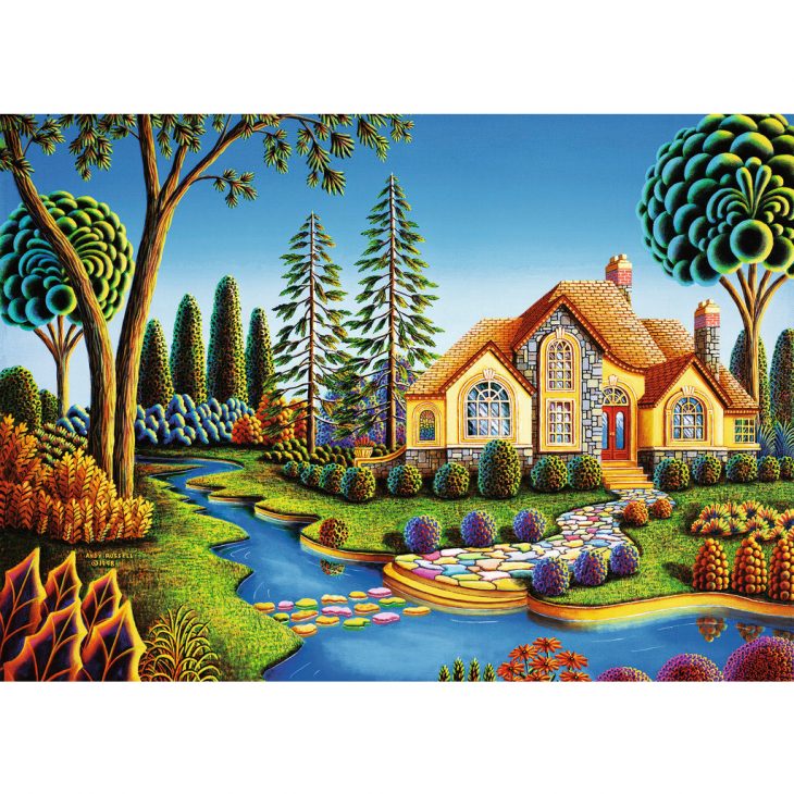 Puzzle 300 Pièces : Cottage Dream à Puzzles Gratuits Pour Tous