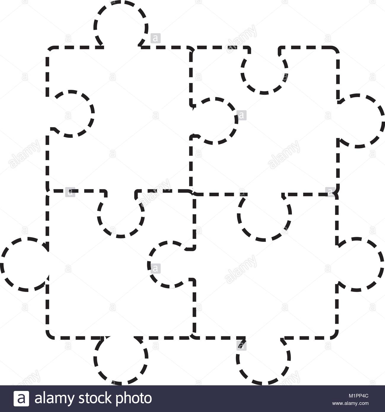 Puzzles Black And White Stock Photos &amp; Images - Alamy intérieur Sudoku Vierge