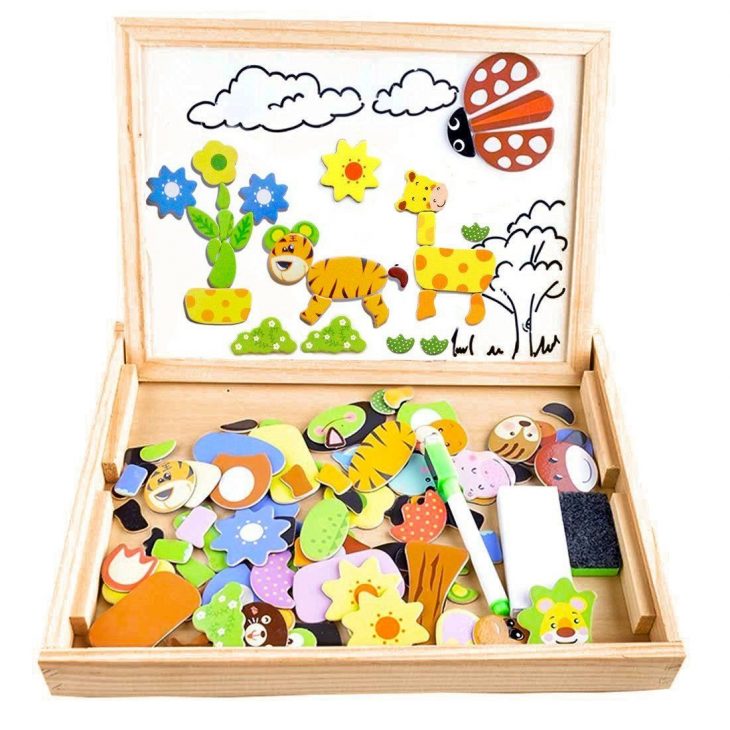 Puzzles Enfant En Bois Magnétique, Cooljoy Jigsaw Avec à Puzzle Fille 3 Ans