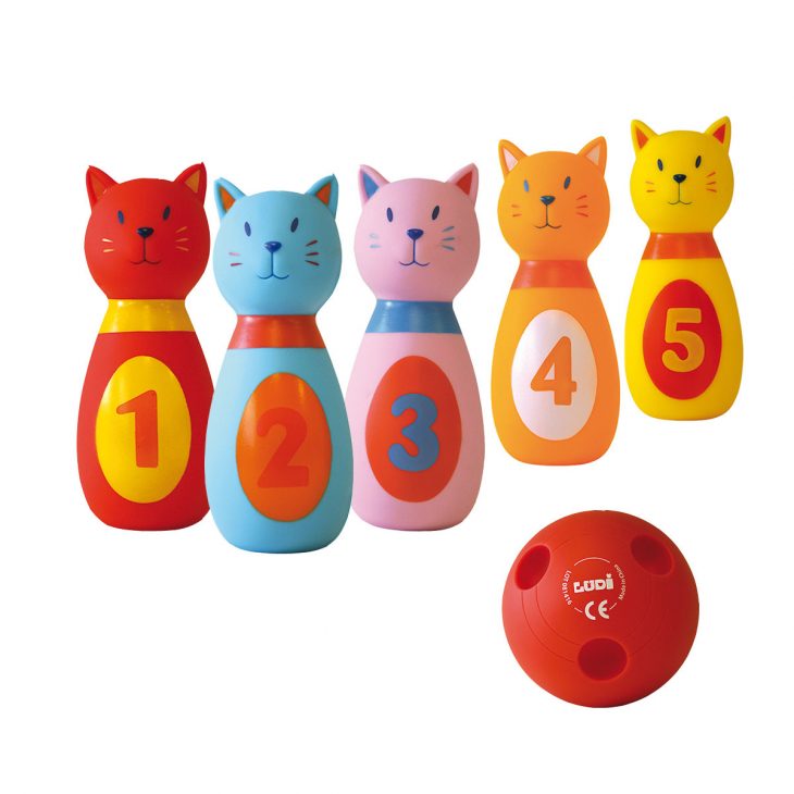 Quilles Souples Chat dedans Jeu De Quilles Enfant