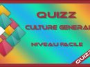 Quizz Culture Générale N°1 (Niveau Facile) tout Question Reponse Jeu Gratuit